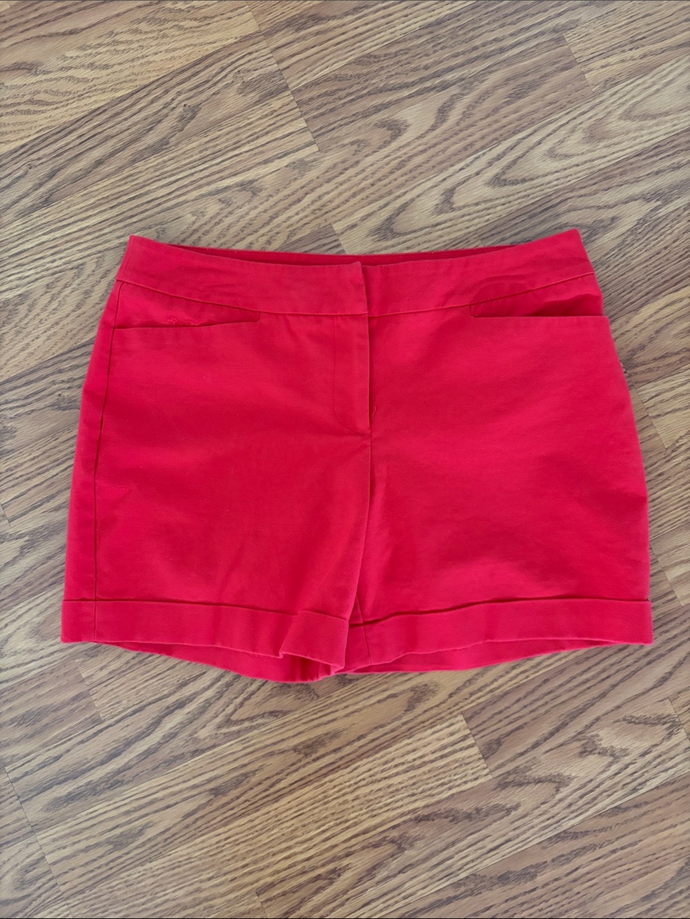 Apt. 9 Red High-Waist Stretch Shorts